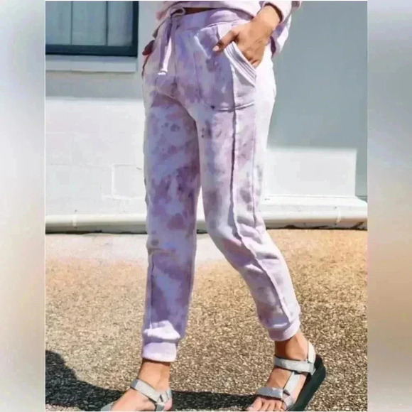 NWT Free People Pink Tie Dye Sweats Size Medium - Picture 3 of 8